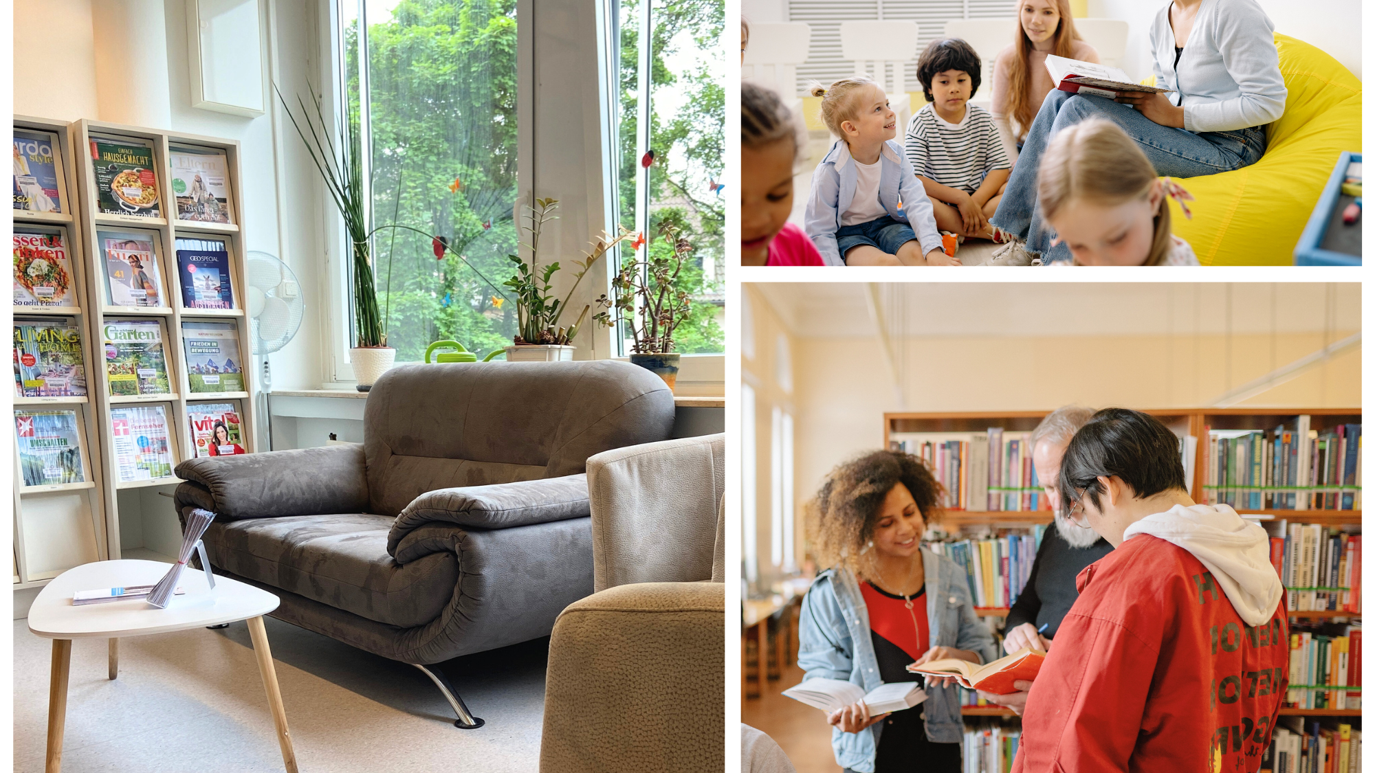 Sinnbild zur Tätigkeit als Leitung einer Stadtteil-Bibliothek