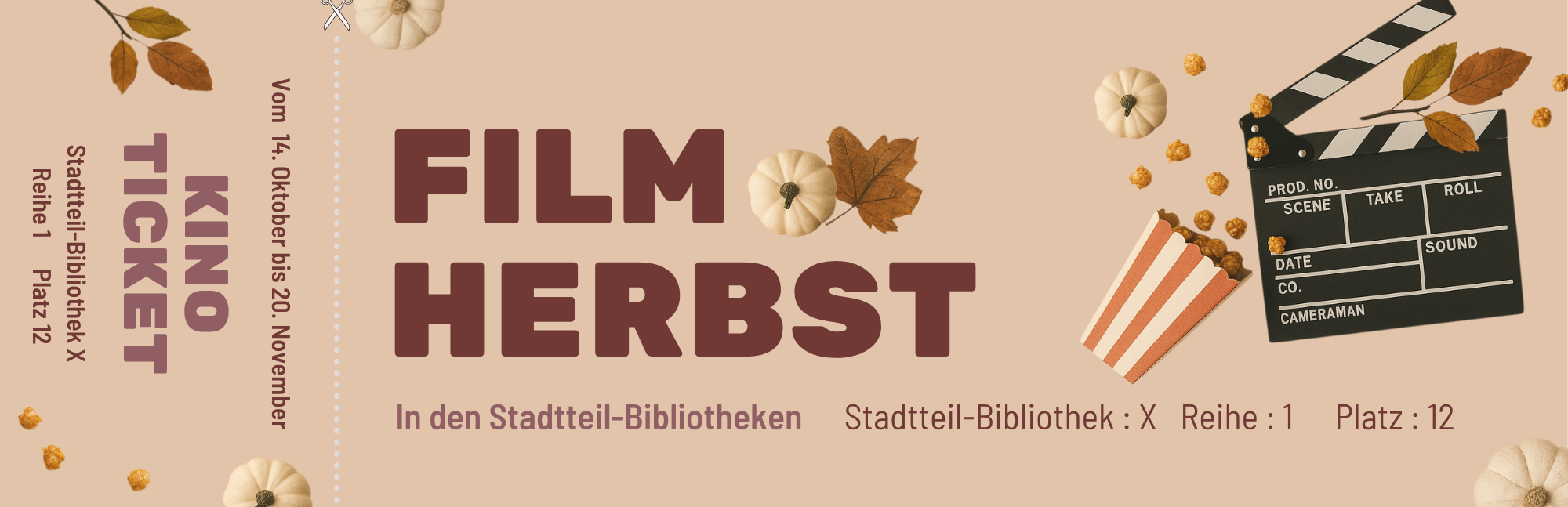 Kinoticket Filmherbst
